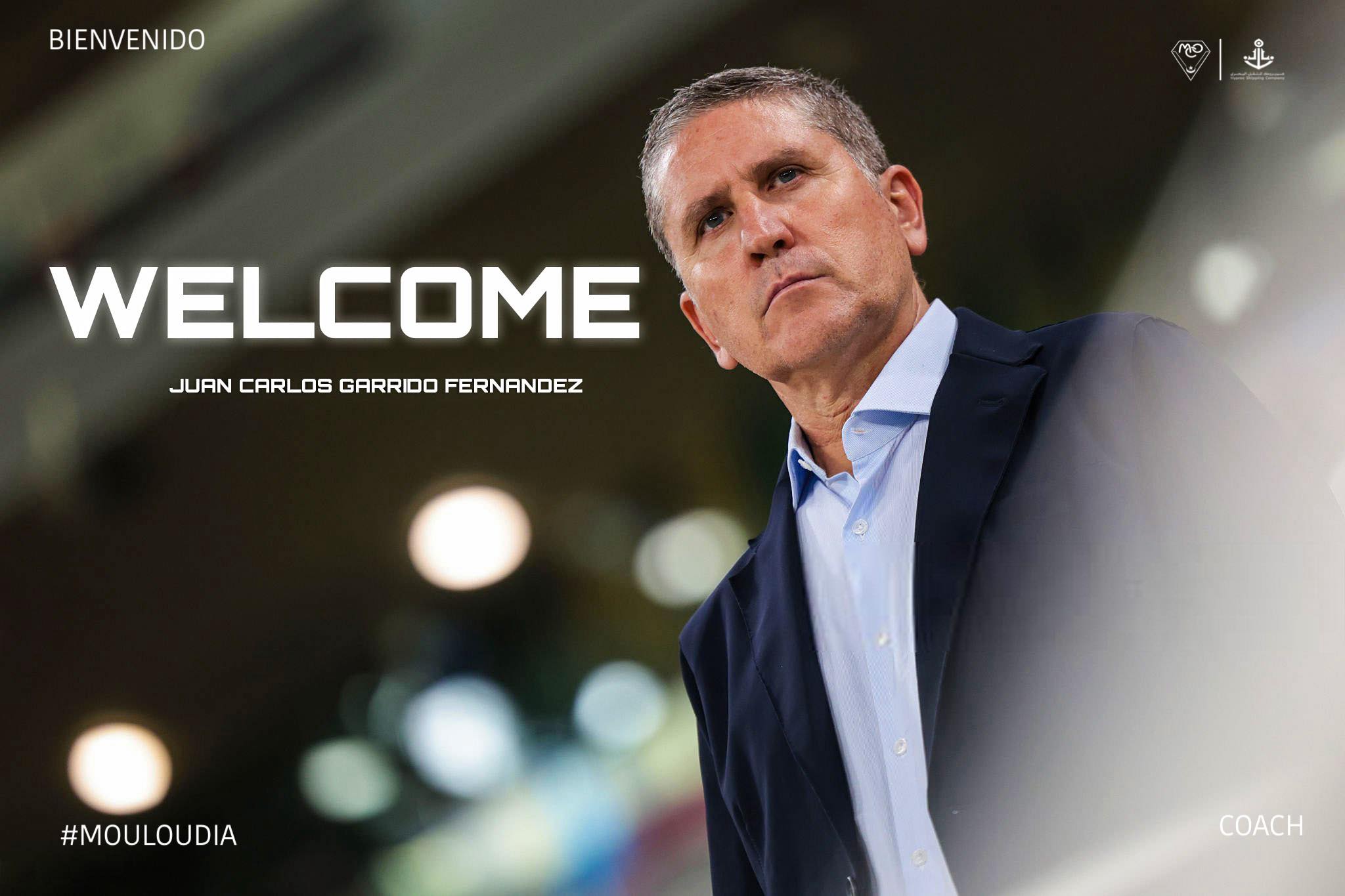 Peut être une image de ‎texte qui dit ’‎BIENVENIDO Mo ن تتال မျို . WELCOME COME JUAN JURNCARLOSGARRIDOFERNFNDEZ CARLOS GARRIDO FERNANDEZ #MOULOUDIA COACH‎’‎